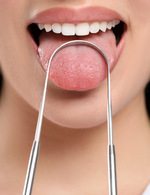 Stainless Steel Tongue Scraper (Pack of 2)